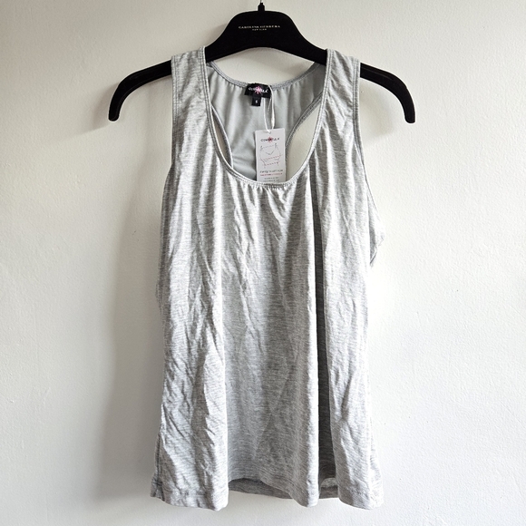 New Cosabella Talco Curvy Racerback Heather Grey Camisole/Pant Pajama Set NWT - Picture 4 of 8